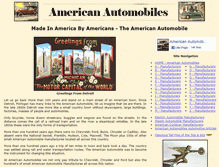 Tablet Screenshot of american-automobiles.com